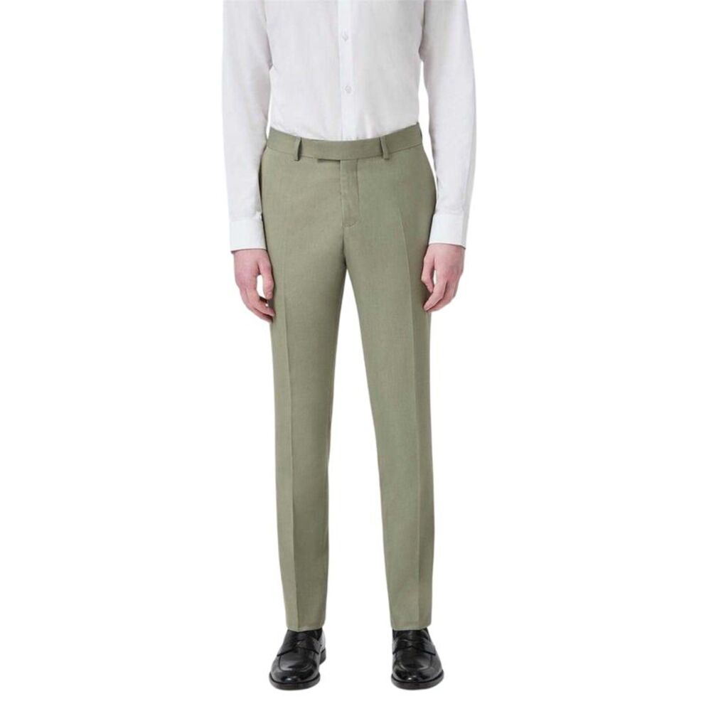 Twisted Tailor Mens Formal Trousers / Khaki Green